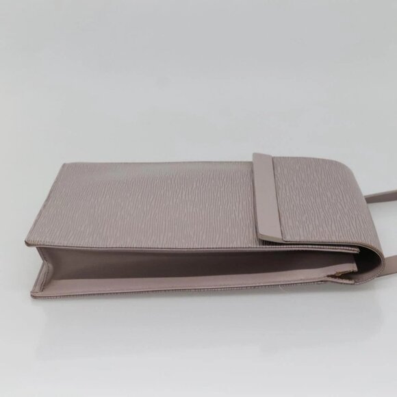 LOUIS VUITTON Epi Ramatuelle Shoulder Bag Lilac M5247C LV Auth 135110